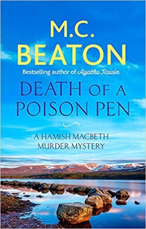 Book cover for "Death of a Poison Pen" by MC Beaton