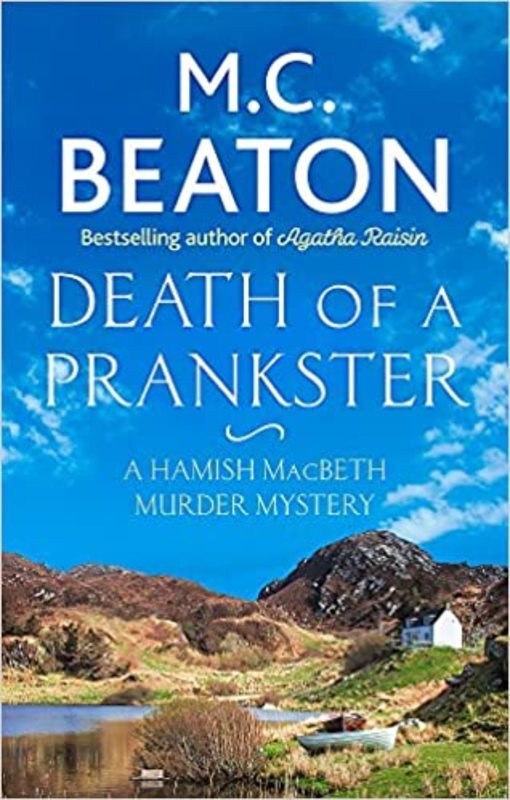 Book cover for "Death of a Prankster" by MC Beaton