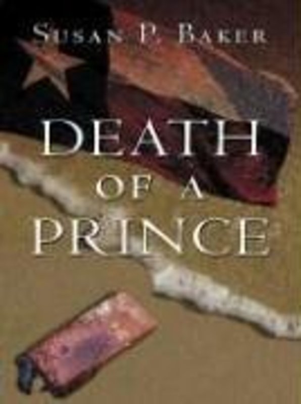 Book cover for "Death of a Prince" by Susan P Baker