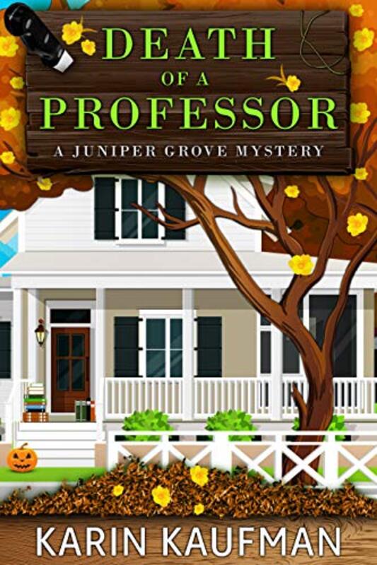 Book cover for "Death of a Professor" by Karin Kaufman