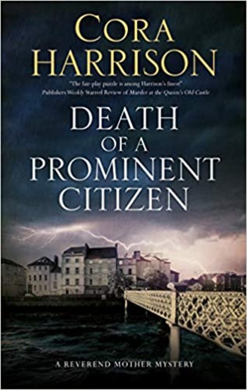 Book cover for "Death of a Prominent Citizen" by Cora Harrison