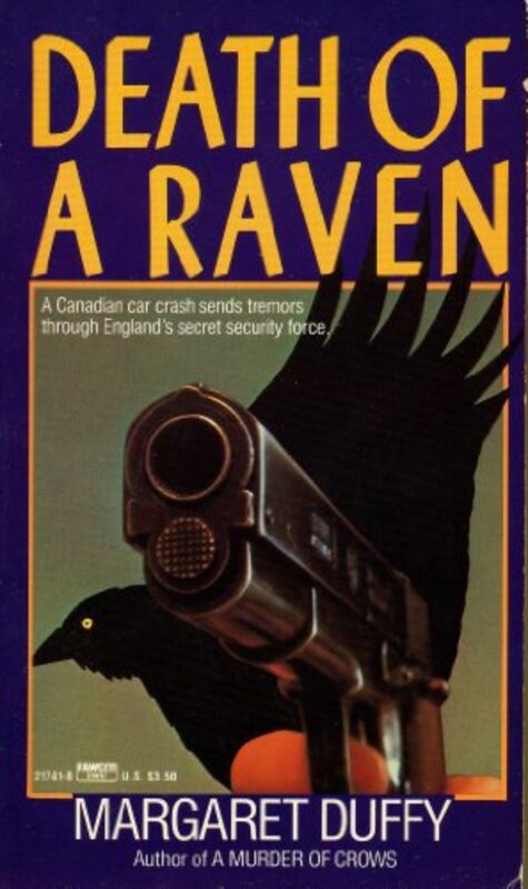 Book cover for "Death of a Raven" by Margaret Duffy