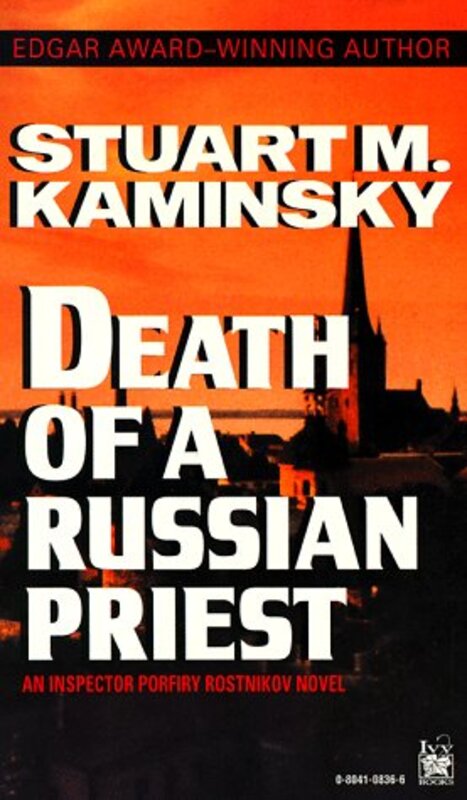 Book cover for "Death of a Russian Priest" by Stuart M Kaminsky