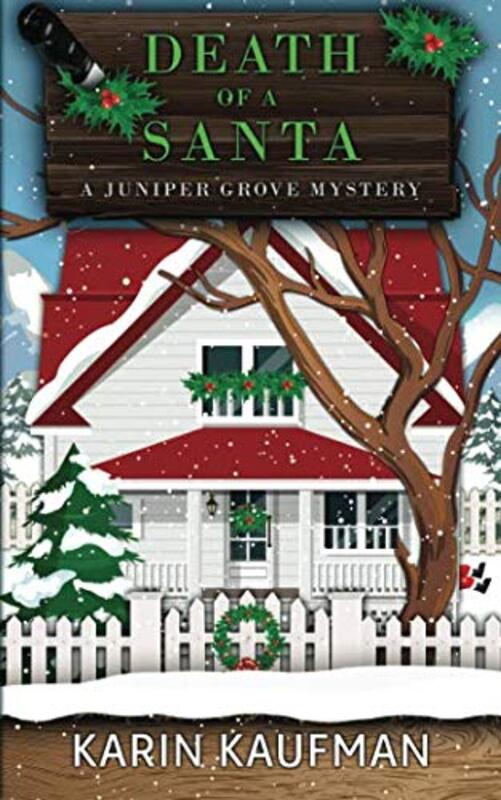 Book cover for "Death of a Santa" by Karin Kaufman