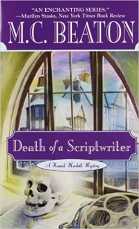 Book cover for "Death of a Scriptwriter" by MC Beaton