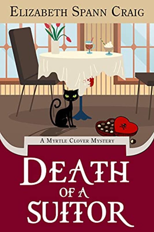 Book cover for "Death of a Suitor" by Elizabeth Spann Craig