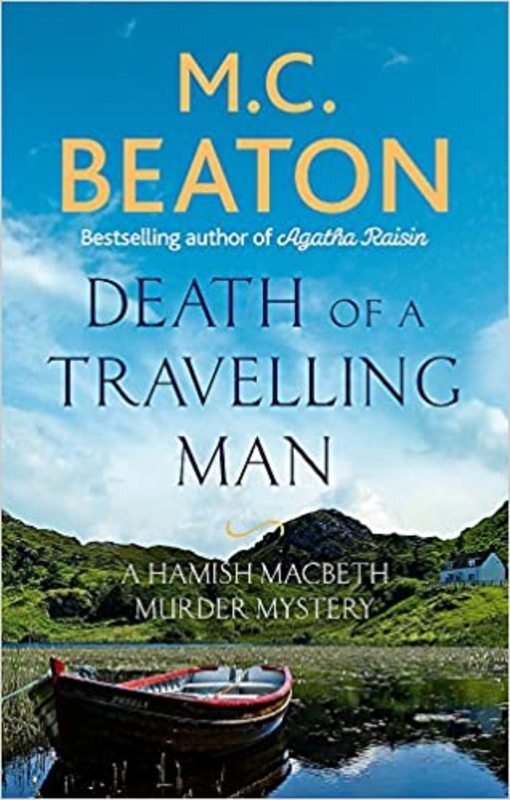 Book cover for "Death of a Travelling Man" by MC Beaton