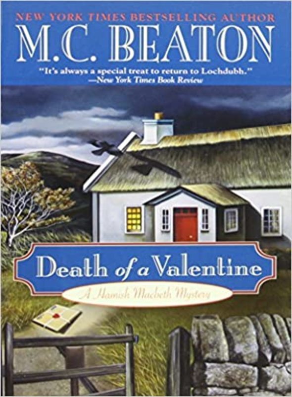 Book cover for "Death of a Valentine" by MC Beaton