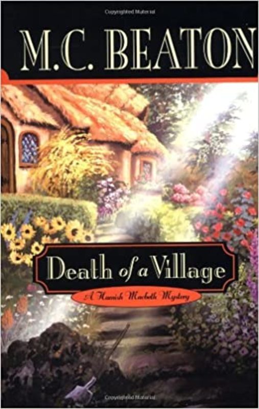 Book cover for "Death of a Village" by MC Beaton