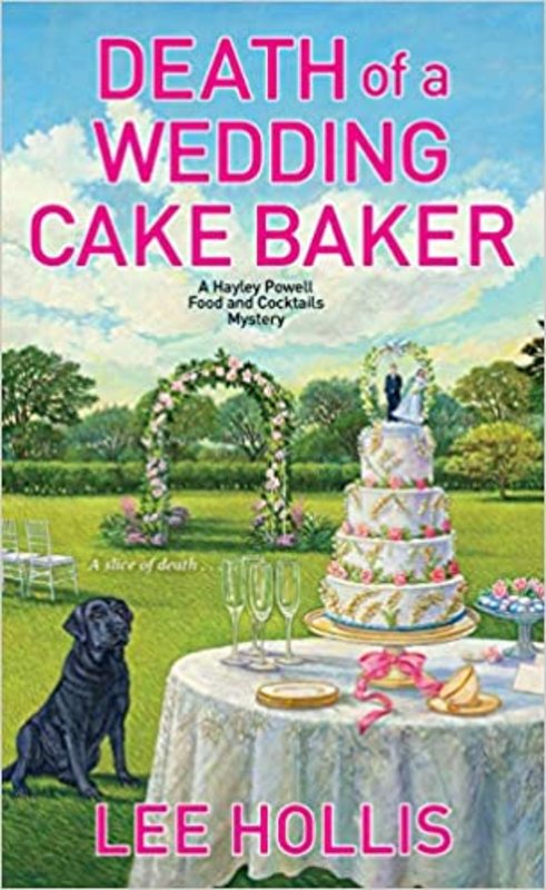 Book cover for "Death of a Wedding Cake Baker" by Lee Hollis