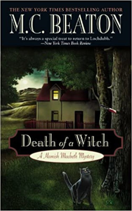 Book cover for "Death of a Witch" by MC Beaton
