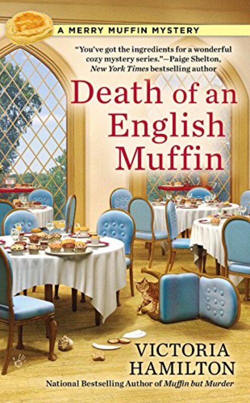 Book cover for "Death of an English Muffin" by Victoria Hamilton