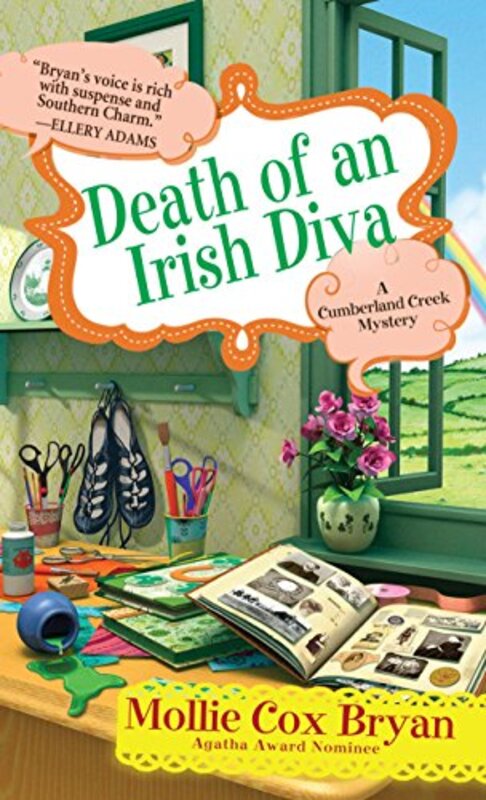 Book cover for "Death of an Irish Diva" by Mollie Cox Bryan