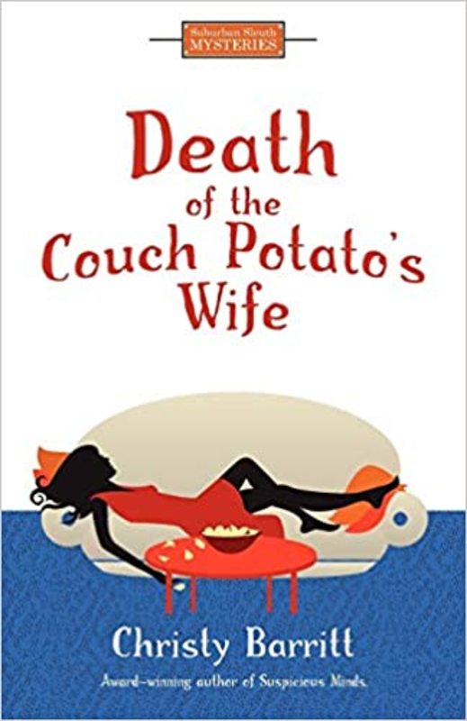 Book cover for "Death of the Couch Potato's Wife" by Christy Barritt