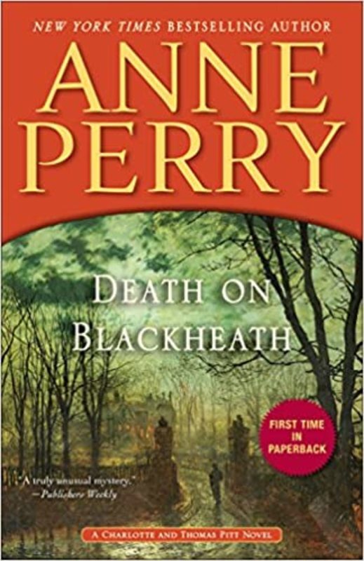 Book cover for "Death on Blackheath" by Anne Perry