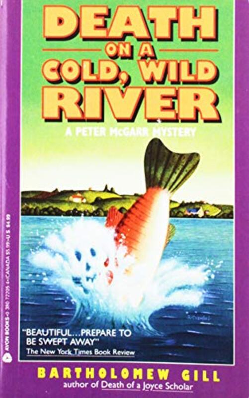 Book cover for "Death on a Cold, Wild River" by Bartholomew Gill