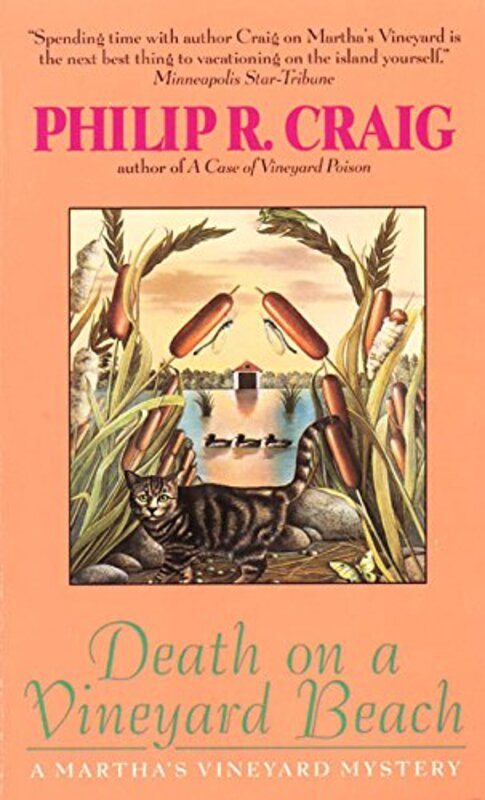 Book cover for "Death on a Vineyard Beach" by Philip R Craig