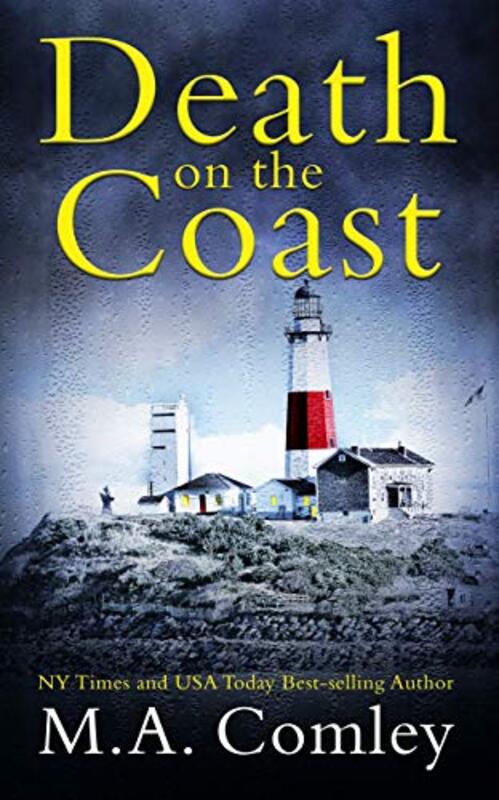 Book cover for "Death on the Coast" by MA Comley