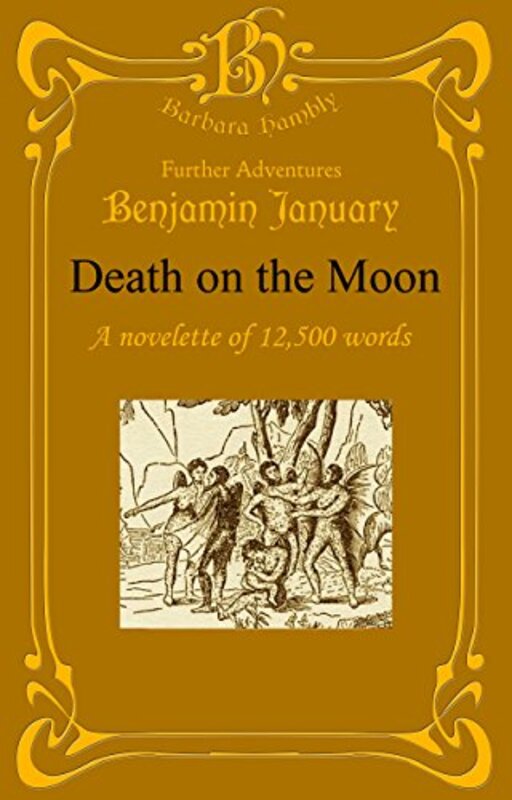 Book cover for "Death on the Moon" by Barbara Hambly