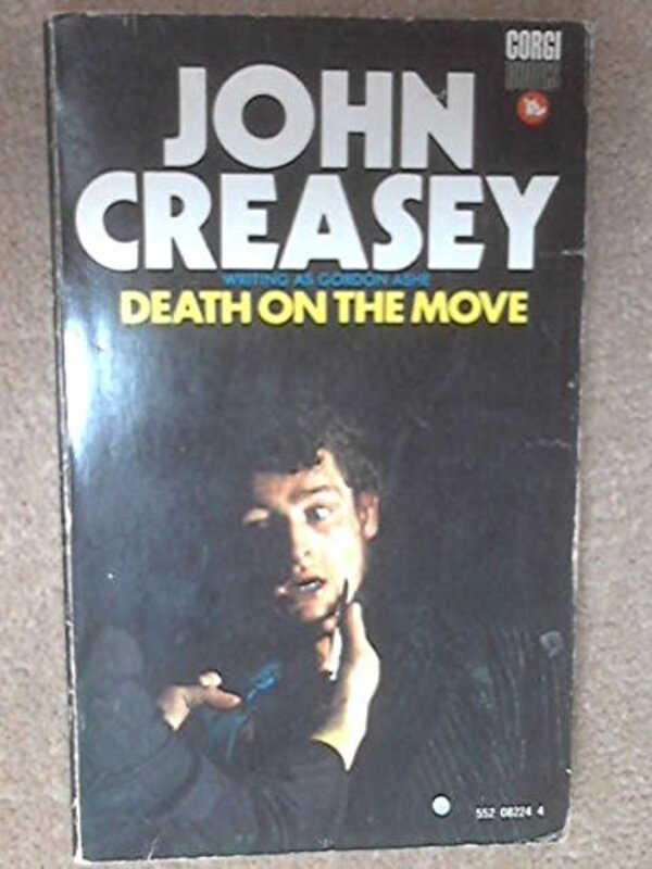 Book cover for "Death on the Move" by John Creasey