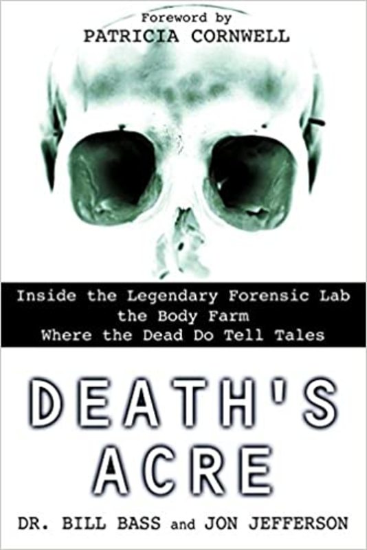 Book cover for "Death's Acre" by Jefferson Bass