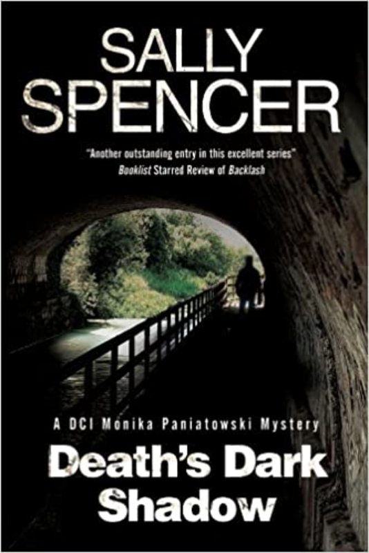 Book cover for "Death's Dark Shadow" by Sally Spencer