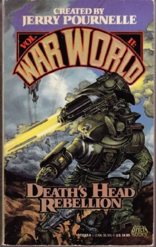 Book cover for "Death's Head Rebellion" by Jerry Pournelle