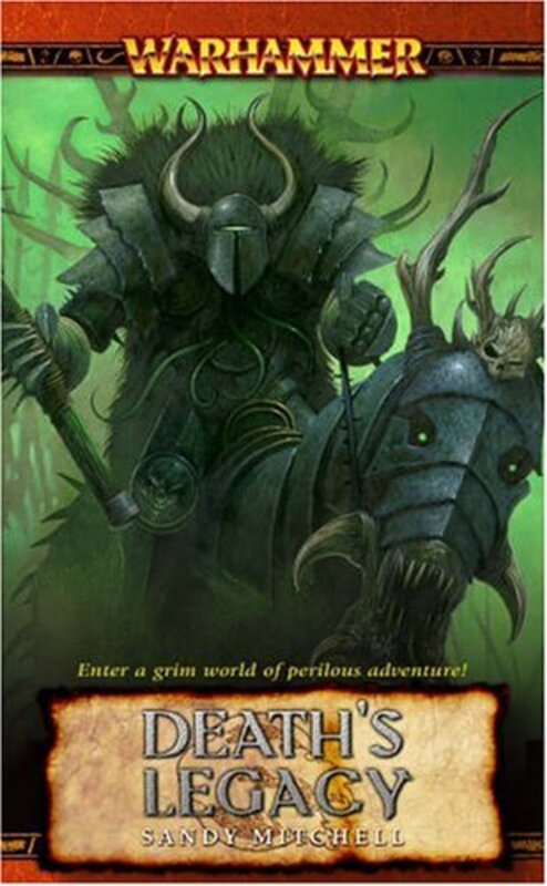Book cover for "Death's Legacy" by Sandy Mitchell