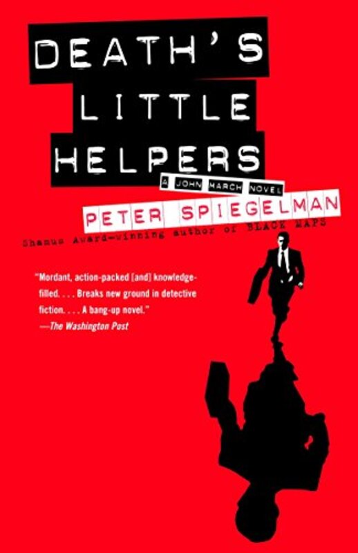 Book cover for "Death's Little Helpers/No Way Home" by Peter Spiegelman