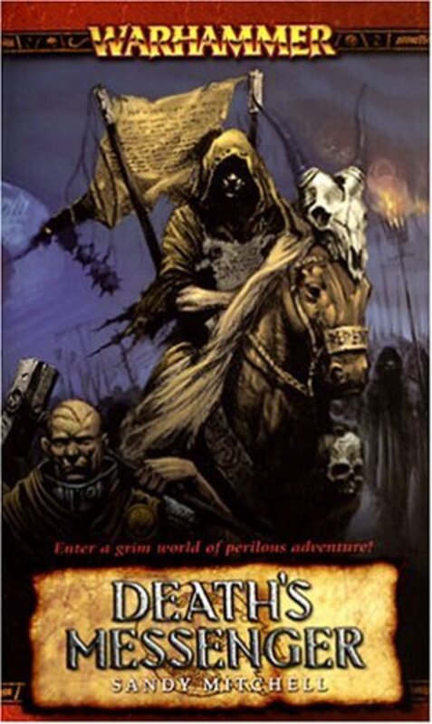 Book cover for "Death's Messenger" by Sandy Mitchell