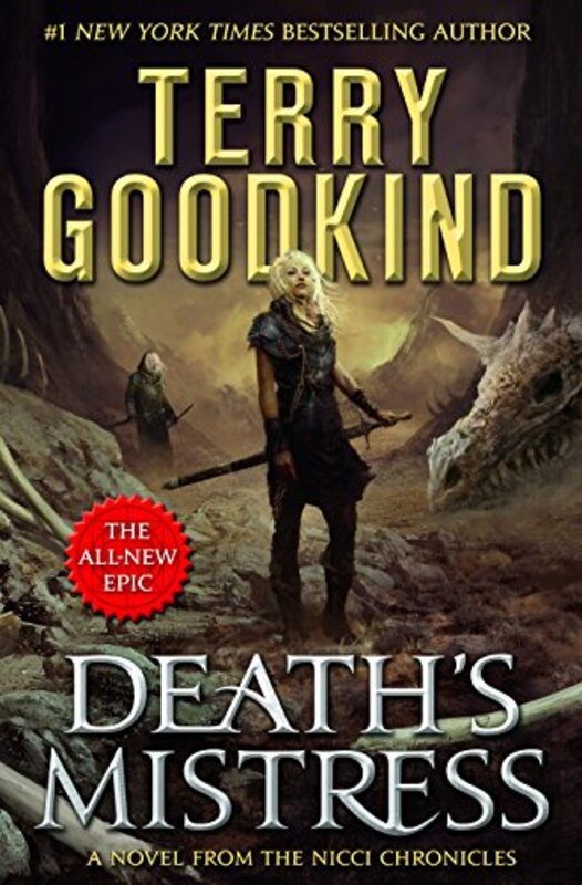 Book cover for "Death's Mistress" by Terry Goodkind