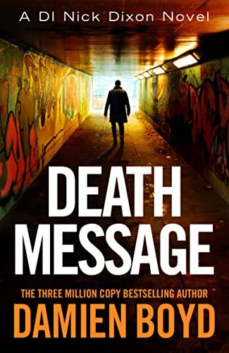 Book cover for "Death Message" by Damien Boyd