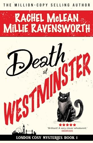 Book cover for "Death at Westminster" by Rachel McLean