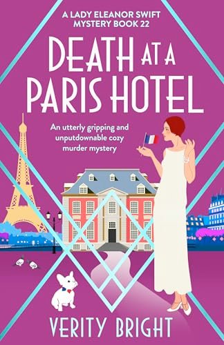 Book cover for "Death at a Paris Hotel" by Verity Bright
