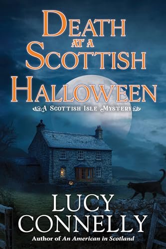 Book cover for "Death at a Scottish Halloween" by Candace Havens