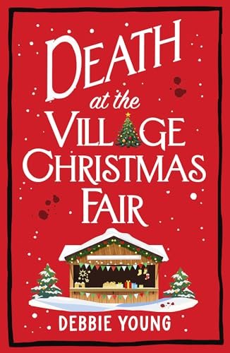 Book cover for "Death at the Village Christmas Fair" by Debbie Young