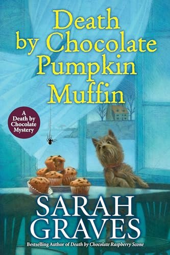 Book cover for "Death by Chocolate Pumpkin Muffin" by Sarah Graves
