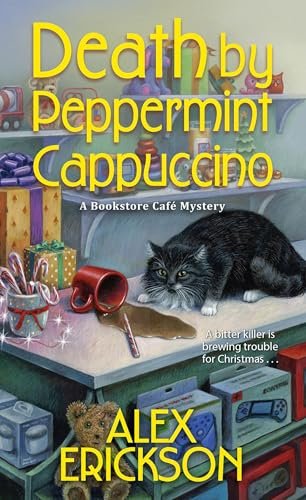 Book cover for "Death by Peppermint Cappuccino" by Alex Erickson