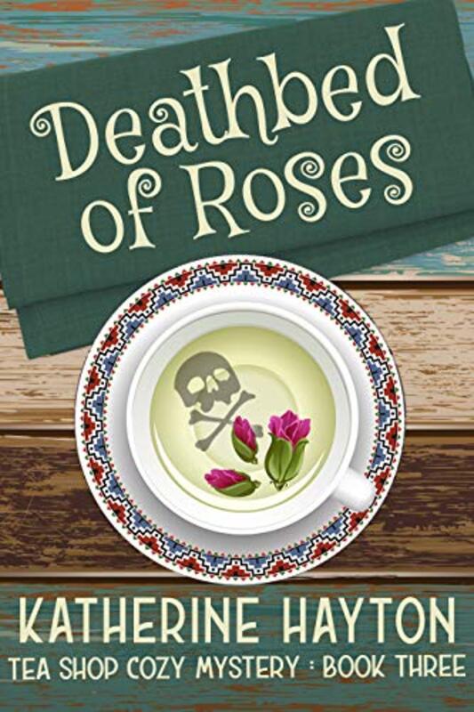 Book cover for "Deathbed of Roses" by Katherine Hayton