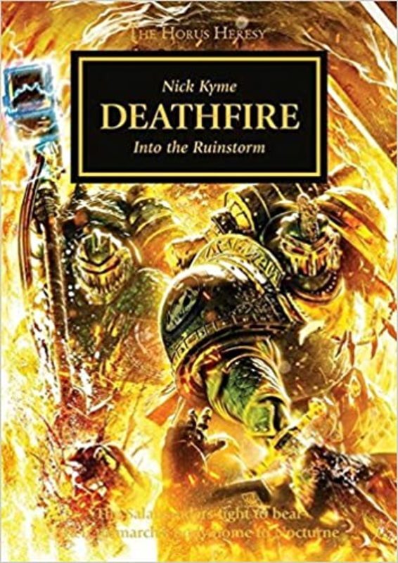 Book cover for "Deathfire" by Nick Kyme