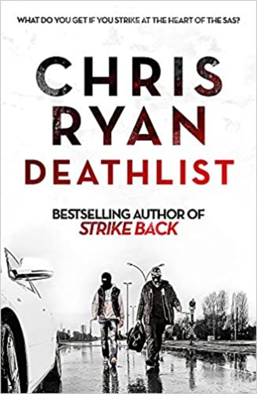 Book cover for "Deathlist" by Chris Ryan