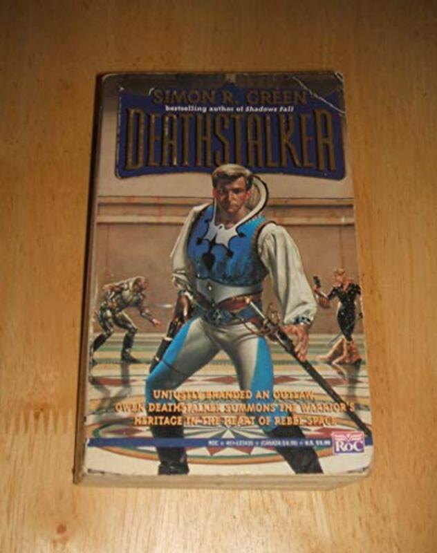 Book cover for "Deathstalker" by Simon R Green
