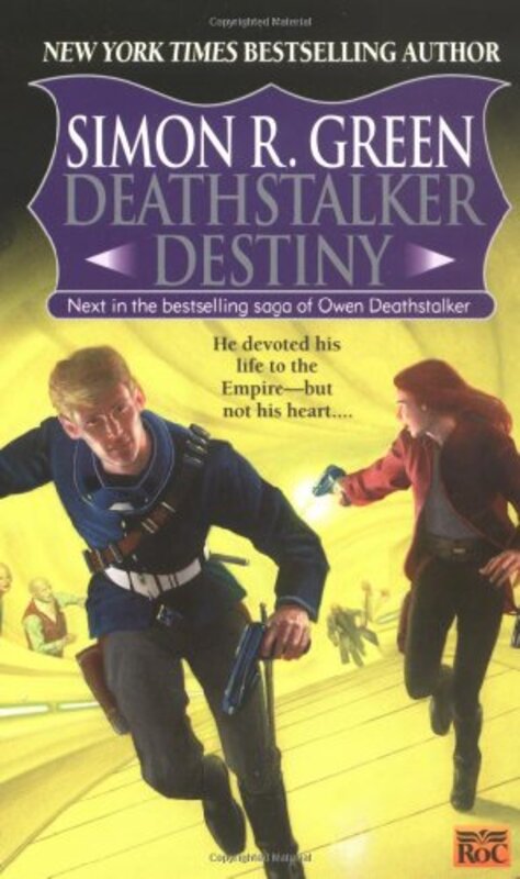 Book cover for "Deathstalker Destiny" by Simon R Green