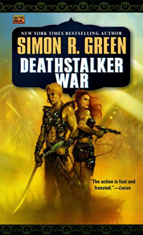 Book cover for "Deathstalker War" by Simon R Green