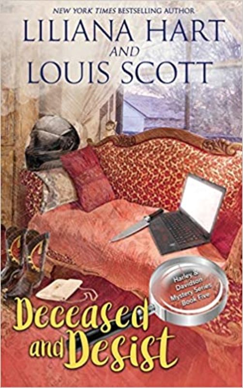 Book cover for "Deceased and Desist" by Liliana Hart