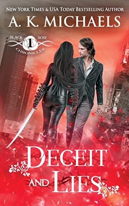 Book cover for "Deceit and Lies" by AK Michaels