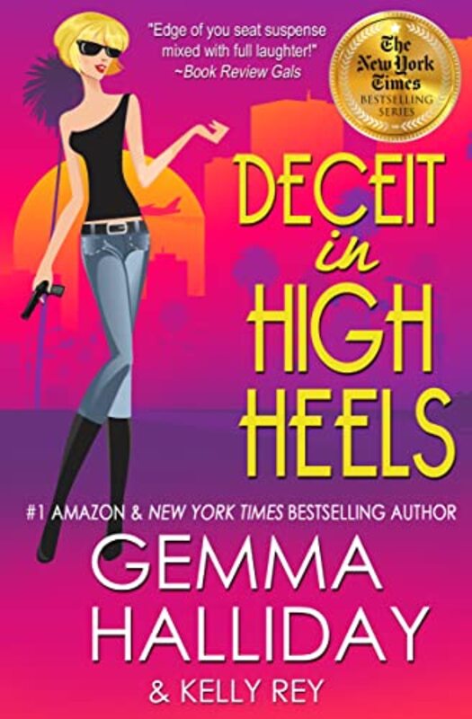 Book cover for "Deceit in High Heels" by Gemma Halliday