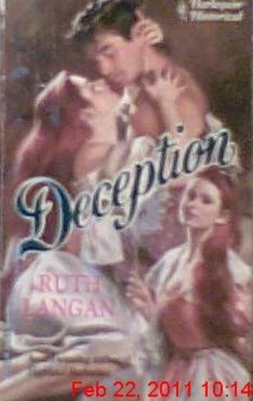 Book cover for "Deception" by Ruth Langan