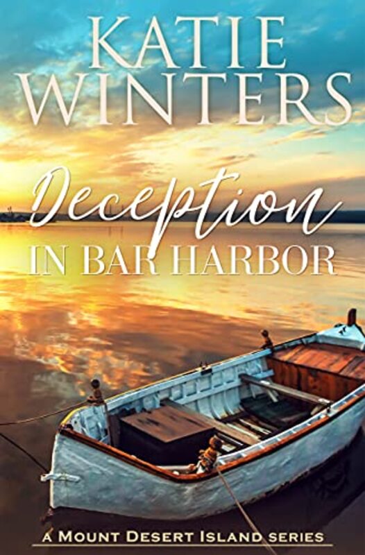 Book cover for "Deception in Bar Harbor" by Katie Winters