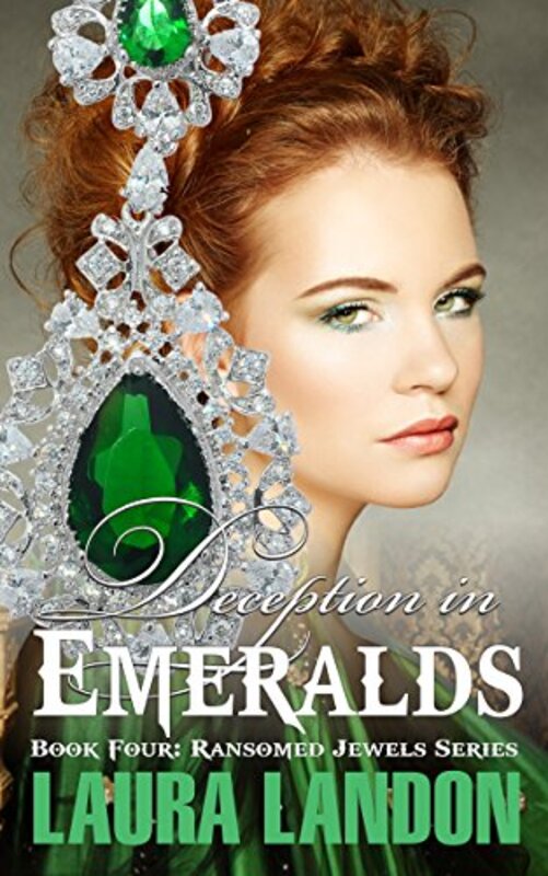 Book cover for "Deception in Emeralds" by Laura Landon